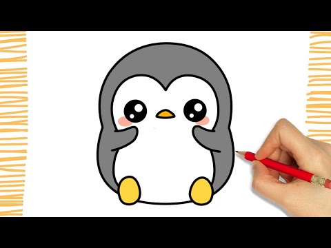 Pinguinos dibujos fáciles: Aprende a dibujar estos adorables animales en simples pasos