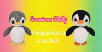 Pinguinos a crochet: Adorables creaciones hechas a mano