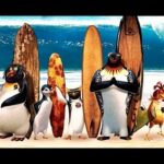 Películas de pingüinos surfeando: diversión acuática en la gran pantalla