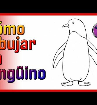 Descarga gratis un pingüino para colorear